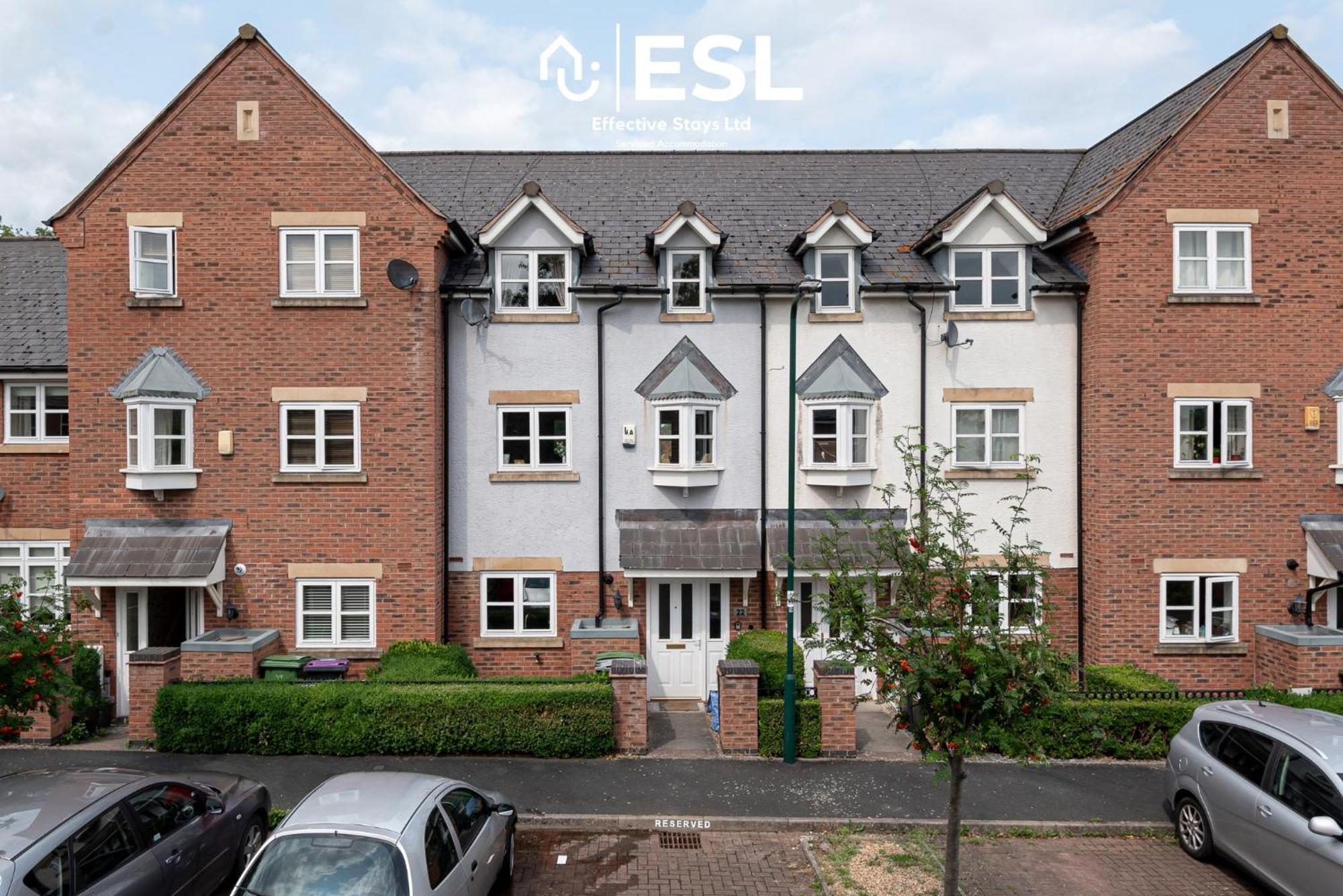 4 Bedroom Townhouse 10Mins Walk From Shrewsbury Town Centre With Parking Εξωτερικό φωτογραφία